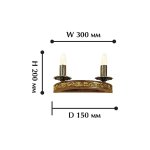 Светильник настенный бра Favourite 1272-2W Palazzo