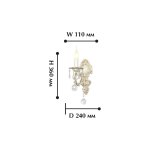 Настенный светильник Favourite 1308-1W Gesso