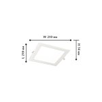 Врезной светильник Favourite 1345-18C Flashled