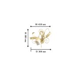 Светильник настенный бра Favourite 1372-1W Fioraia