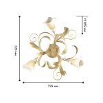 Люстра цветочная Favourite 1372-3u