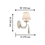 Светильник настенный бра Favourite 1409-1W Triste