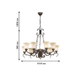 Люстра Favourite 1466-9P Campolina