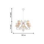 Люстра с абажурами Favourite 1471-5P