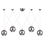 Люстра подвесная регулируемая Favourite 1598-5P Giallo