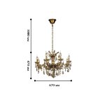 Люстра Favourite 1650-8P Teresia