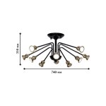 Люстра паук лофт Favourite 1678-10U