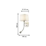 Настенный светильник Favourite 1687-2W Baumwolle