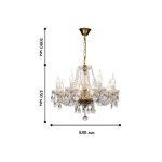 Люстра Favourite 1735-8P Monreal