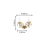 Настенный хрустальный светильник Favourite 1738-2W Brendy