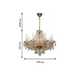 Люстра хрустальная Favourite 1738-8P Brendy