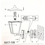 Уличный светильник Favourite 1817-1W Colosso