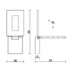 Уличный светильник Favourite 1824-1W Flicker