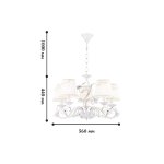 Люстра с бабочками Favourite 1839-5P Mariposa