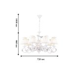 Люстра с бабочками Favourite 1839-7P Mariposa