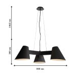 Подвесная люстра Favourite 1854-3P Conus