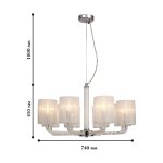 Подвесная люстра Favourite 1861-8P Birra