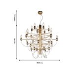 Подвесная люстра Favourite 1893-30P Golem