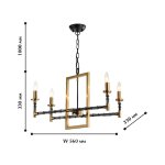 Люстра Favourite 1906-4P Angular