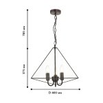 Люстра Favourite 1917-3P Pyramid