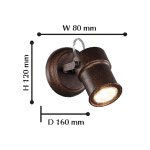 Настенный светильник Favourite 2025-1W Arcu