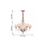 Люстра подвесная Favourite 2054-6P Clementine