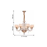 Люстра подвесная Favourite 2054-8P Clementine