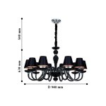 Люстра подвесная Favourite 2055-10P Cleopatra