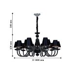 Люстра подвесная Favourite 2055-15P Cleopatra
