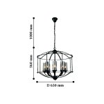 Люстра подвесная Favourite 2057-8P Kiara