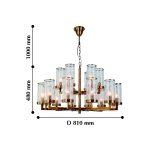 Люстра подвесная Favourite 2060-18P Assembly