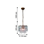 Люстра подвесная Favourite 2064-3P Puzzle