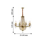 Люстра подвесная Favourite 2091-8P Grande