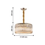 Люстра подвесная хрустальная Favourite 2094-6P Negociant