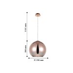 Люстра подвесная Favourite 2106-1P Pink jazz