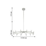 Люстра подвесная Favourite 2123-12P Cornetta