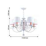 Подвесная люстра Favourite 2132-5P Finesse