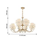 Люстра подвесная Favourite 2137-15P Concordia