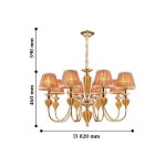 Люстра подвесная Favourite 2138-8P Miraculum