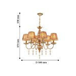 Люстра подвесная Favourite 2139-6P Hyacinthum