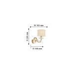 Настенный светильник Favourite 2140-1W Hyacinthum