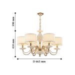 Люстра подвесная Favourite 2140-6P Matilda