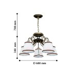 Подвесная люстра Favourite 2151-5PC Amanda