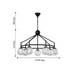 Подвесная люстра Favourite 2169-7P Cirque