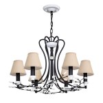 Люстра подвесная Favourite 2174-6P Laurel black