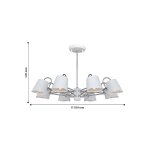 Потолочная люстра Favourite 2178-8P Comodo