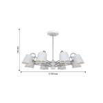 Потолочная люстра Favourite 2178-8P Comodo