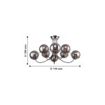 Потолочная люстра Favourite 2201-8U Grana