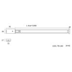 накладной шинопровод Practica Favourite 2201-TB-100 Practica