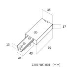 коннектор Practica Favourite 2201-WC-001 Practica